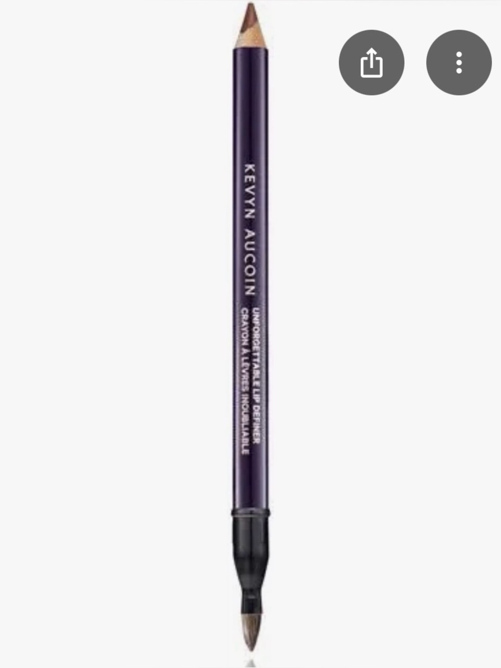 Kevyn Aucoin Plum Lip Liner Pencil with Built-In Brush